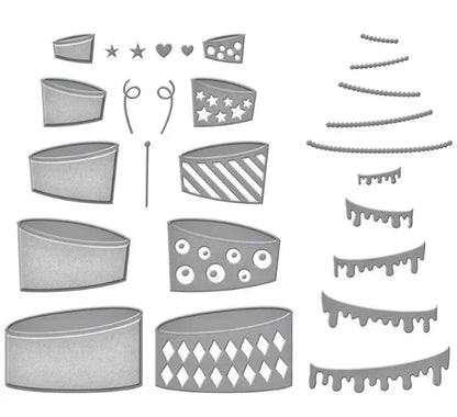 Flower 2025 NEW Cutting Dies Scrapbook Diary Decoration Stencil Embossing Template DIY Greeting Card Handmade