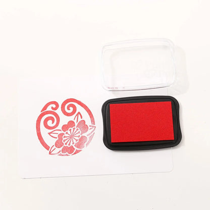 JIANWU 20 Colors Big Ink Pad Oil Planner Silicone Stamp Material Concave Waist Color Ink Pad Creative DIY Journal Stationery