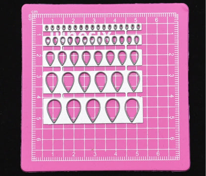Ultralight Clay Geometry/petal Shape Carbon Steel Cutting Mold DIY Polymer Clay Animation Characters Clothing Decoration Tools