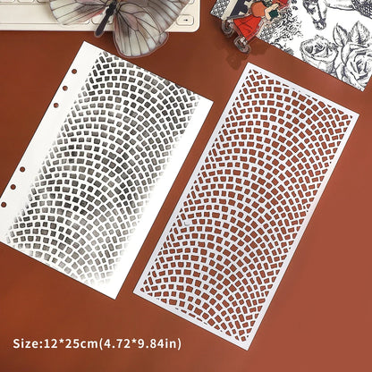 JIANWU Vintage Planetary Chart Symbol Border Flower Landscape Material Collage stamp Shading Board Creative Journal Stationery