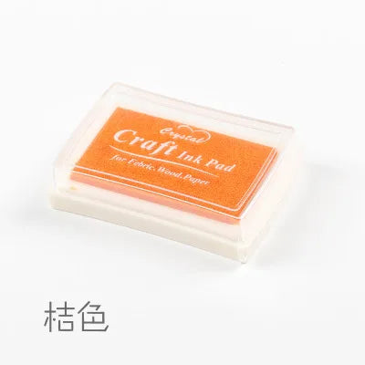 1pc 15 Colors Big Ink Pad Oil Planner Scrapbooking Silicone Stamp DIY Diary Greeting Card Wood Paper Craft Gift