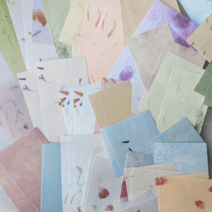 JIANQI 60 pcs Vintage Collage Scrapbooking Journal Material paper Card Making DIY Retro Source Paper Creative Memo Stationery