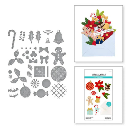 Fine Christmas in Santa Hugs 2025 NEW Cutting Dies Scrapbook Diary Decoration Stencil Embossing Template DIY Greeting Card