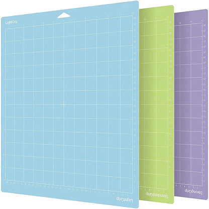 1/3pcs Mixed Color Engraving Machine Base Plate Cutting Mat for Cricut/cameo 4 with Adhesive Pvc Cutting Mats 33x35cm