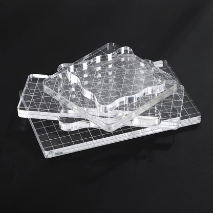1pc Crystal acrylic stamp Transparent seal  creat Friend gift accessories  High quality plexiglass school Supplies  DIY