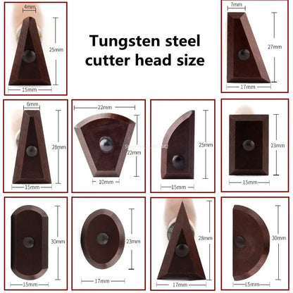 Ceramic Tool Trimming Tungsten Steel Knife Ceramic Clay Plastic Trimming Tool Mahogany Wear-resistant Super Hard Modification