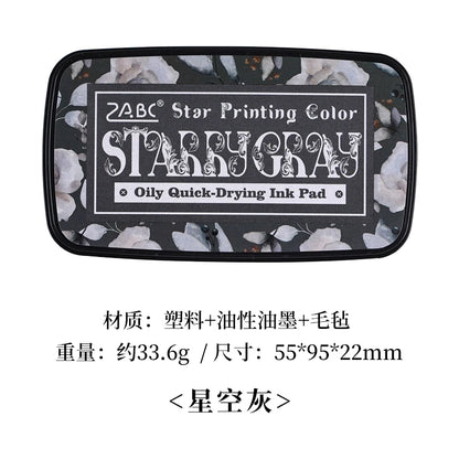 Colorfull Multicolor Ink Pad Planner Stamps Art Scrapbook Student Supplies Self Ink Stamp Inkpad School Accessories Stationery