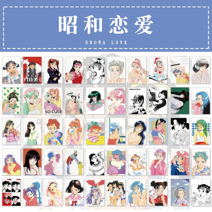 JIANQI 50pcs INS Stickers Cartoon Girly Stickers kawayi Stickers Diy Decorative Scrapbooking Junk Journal Stationery Stickers