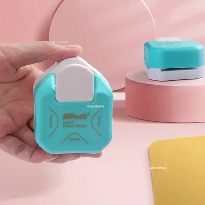 3 Way Corner Rounder Punch, 4mm, 7mm, 10mm 3 in 1 Corner Cutter for Card Making, Laminate, Cardstock, Scrapbooking