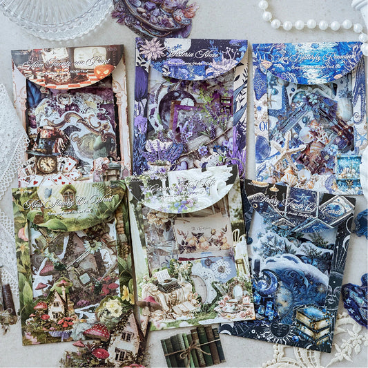 JIANQI 20 pcs Large size Life materials Stickers Diy Diary Scrapbooking Stickers Festival Birthday Party Gift Decorations Labels