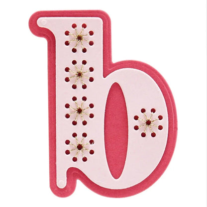 English Letters and Symbols Pop-Up Stand-Up Die Scrapbook Diary Decoration Stencil Embossing Template DIY Greeting Card Handmade
