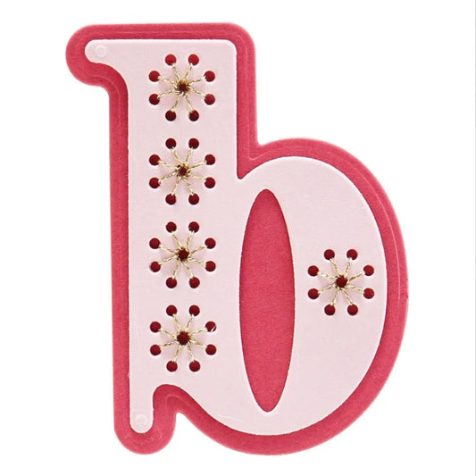 English Letters and Symbols Pop-Up Stand-Up Die Scrapbook Diary Decoration Stencil Embossing Template DIY Greeting Card Handmade
