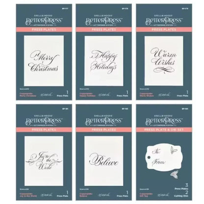 Letter Series Press Plates 2025 NEW Cutting Dies Scrapbook Diary Decoration Stencil Embossing Template DIY Greeting Card