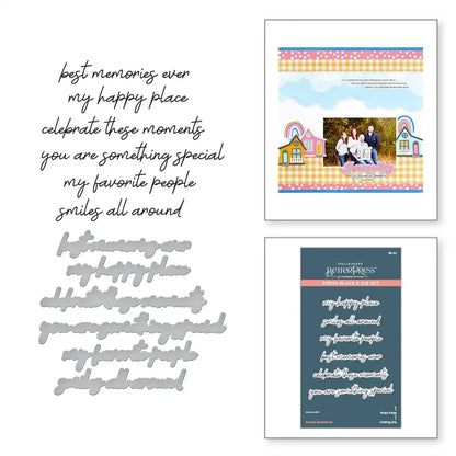 Goodly Letter Series 2025 NEW Cutting Dies Scrapbook Diary Decoration Stencil Embossing Template DIY Greeting Card Handmade