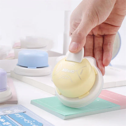 JIANWU Multifunctional Four-in-one Corner Rounder Material Collage Cutting Tool Creative DIY Journal Student Supplies Stationery