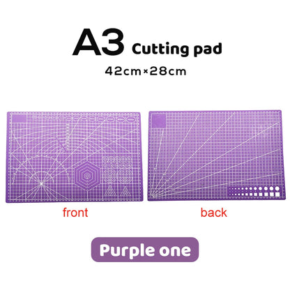 A4 Multifunctional Handicraft Art Engraving Board Cutting Mat DIY Paper Carving Pad High Elasticity Toughness Durable