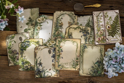 30 sheets/pack of plant and animal decoration materials paper account DIY collage scrapbook background scrapbooking craft paper