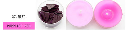 34-color candle dye diy scented candle making pigment flake soy wax pigment color block soy candle making kit diy supplies