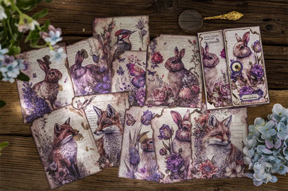 30 sheets/pack of plant and animal decoration materials paper account DIY collage scrapbook background scrapbooking craft paper