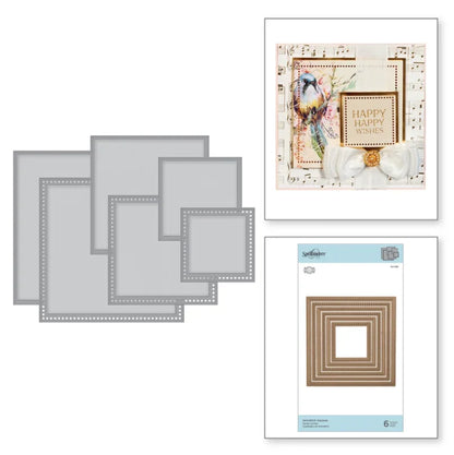 Geometric Graph Set 2025 New Metal Cutting Dies For Diy Scrapbooking Crafts Maker Photo Album Template Handmade Decoration