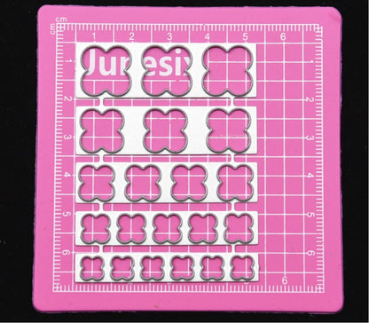 Ultralight Clay Geometry/petal Shape Carbon Steel Cutting Mold DIY Polymer Clay Animation Characters Clothing Decoration Tools