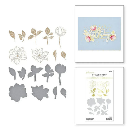 SP Flower Die& Hot Foil Bird Metal Cutting Dies Scrapbook Diary Decoration Stencil Embossing Template DIY Greeting Card Handmade