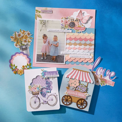 Flower Cart 2025 New Metal Cutting Dies For Diy Scrapbooking Crafts Maker Photo Album Template Handmade Decoration