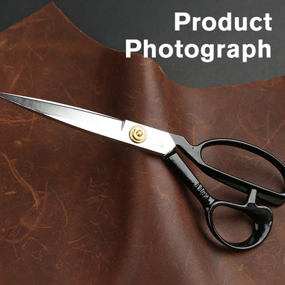 1Pcs Black Sewing Scissors Tailor Scissors Sharp Stainless Steel Needlework Embroidery Knitting Sewing Tool 8#/9#/10#/11#/12#