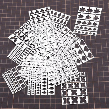 Ultralight Clay Geometry/petal Shape Carbon Steel Cutting Mold DIY Polymer Clay Animation Characters Clothing Decoration Tools