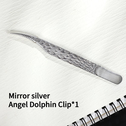 JIANWU Stainless Steel High Density Grafting Tweezers Journal Collage Tool Creative DIY Student Supplies Stationery
