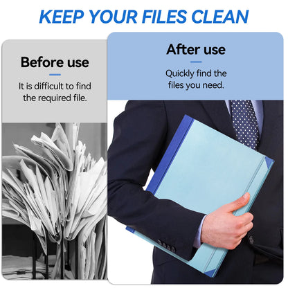 Document Organizer Folio with 12 Pockets Envelopes in Case I Go Missing Binder Important FileOrganizer Comes Labels Sticker