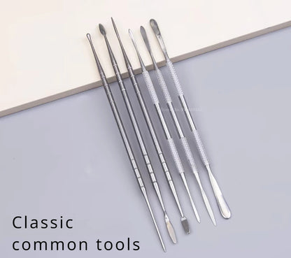 6-16 Pieces/set of Ultra Light Clay Doll Face Fine Sculpture Tools DIY Polymer Clay Animation Cartoon Character Sculpting Tools