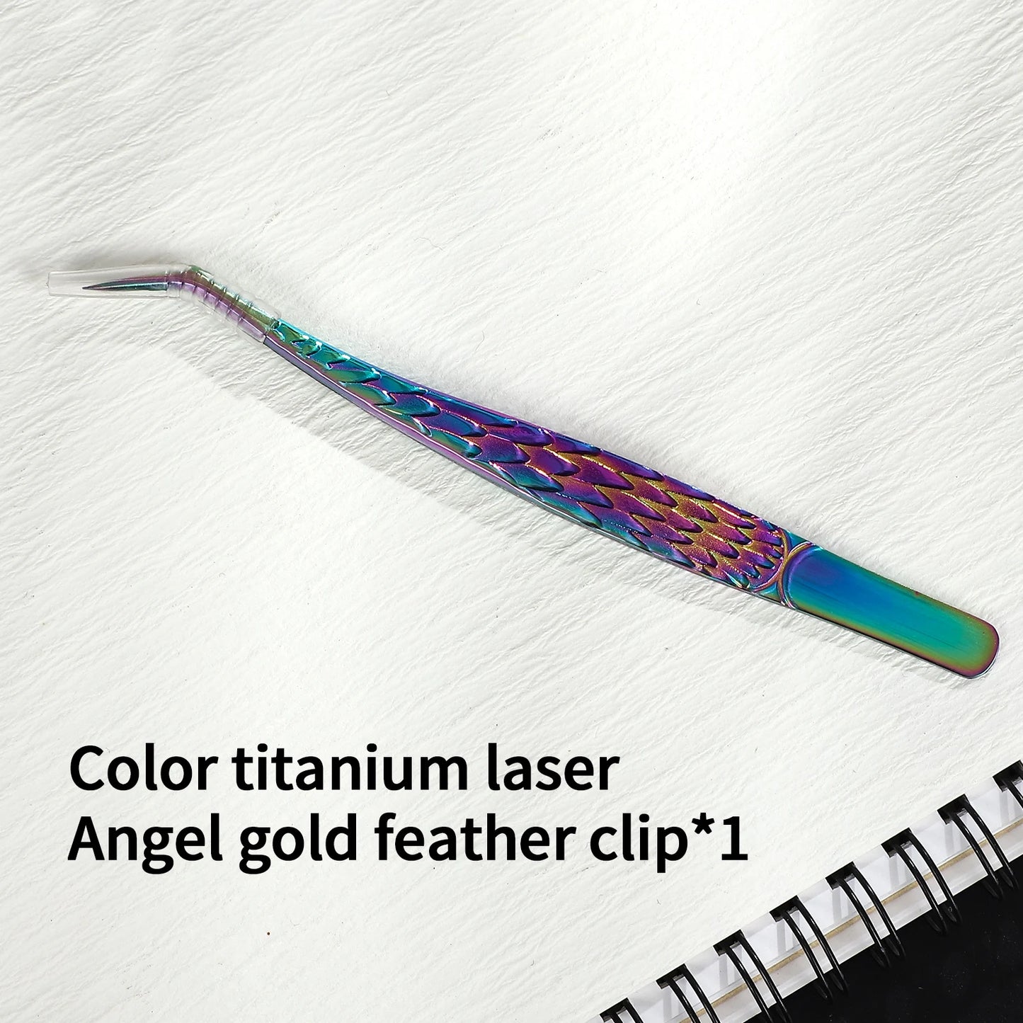 JIANWU Stainless Steel High Density Grafting Tweezers Journal Collage Tool Creative DIY Student Supplies Stationery