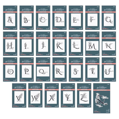 2025 New ABC Press Plate Dies Scrapbook Diary Decoration Stencil Embossing Template DIY Greeting Card Handmade