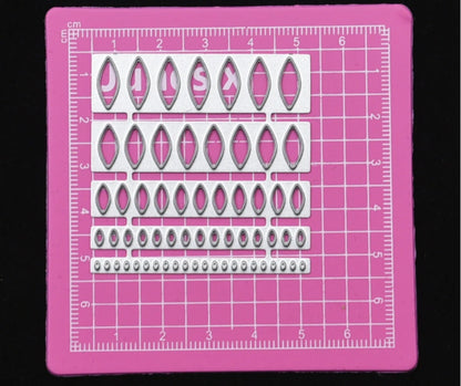Ultralight Clay Geometry/petal Shape Carbon Steel Cutting Mold DIY Polymer Clay Animation Characters Clothing Decoration Tools