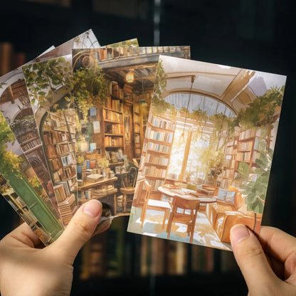 JIANQI 20 pcs Reading girl Series Stickers aesthetic Stick Labels Decorative Scrapbooking material hand made Diy Supplies