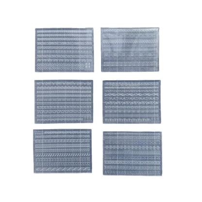 Lace relief patterns Chinese style patterns sweater texture silicone mold DIY Ultra-light clay doll Clothing Texture making tool