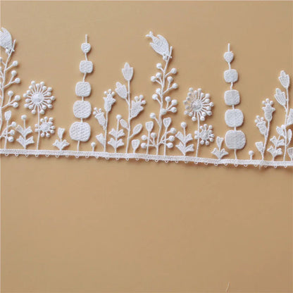 1Yard Lace Fabric DIY Clothing Accessories Tasseles Lace for Packing Decoration 8CM Wide