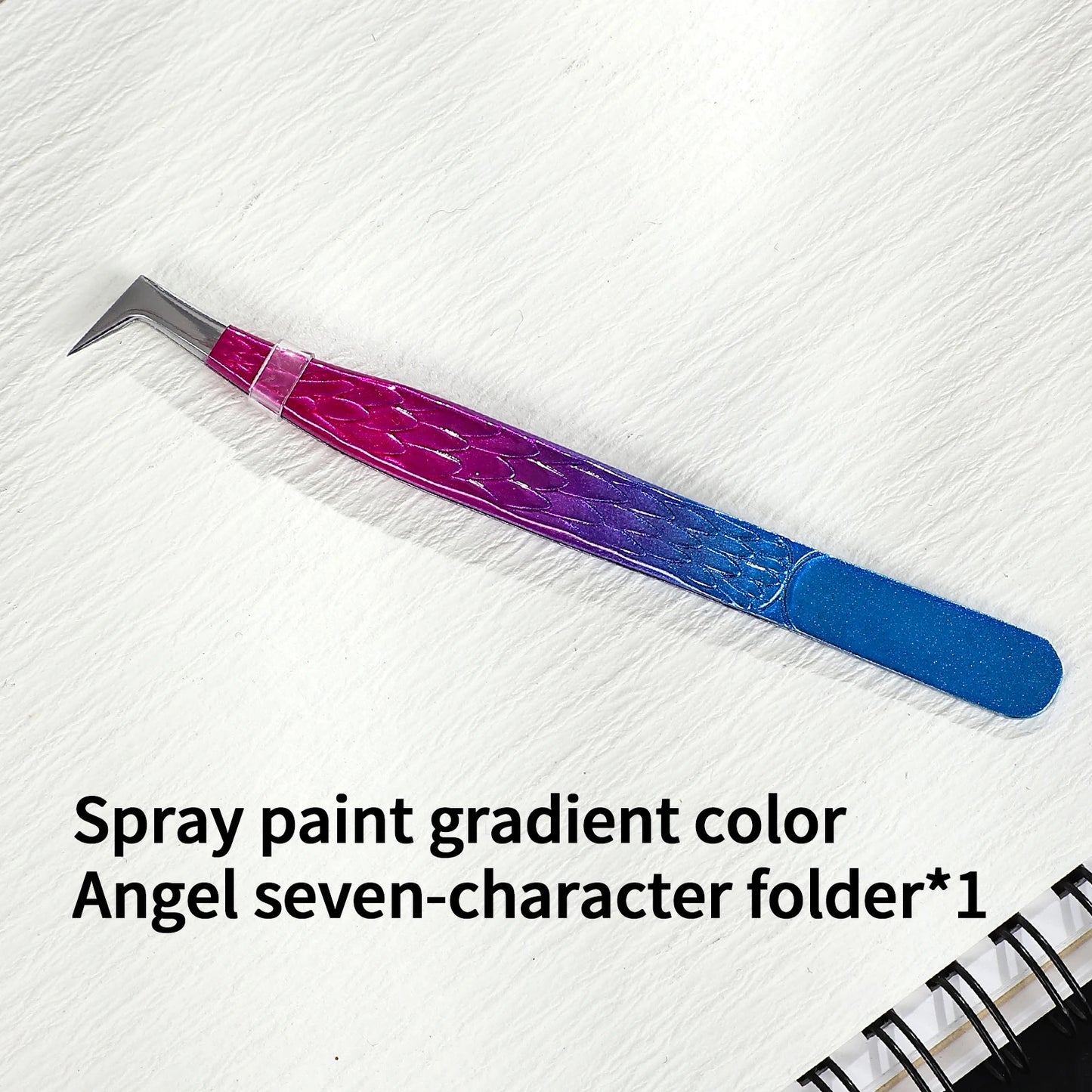 JIANWU Stainless Steel High Density Grafting Tweezers Journal Collage Tool Creative DIY Student Supplies Stationery