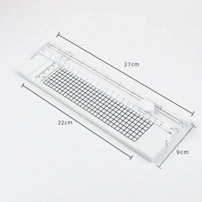Plastic Base Paper Trimmer Portable A4 Paper Cutting Machine Photo Cutter Scrapbook Blade Home Office Art Crafts Tools
