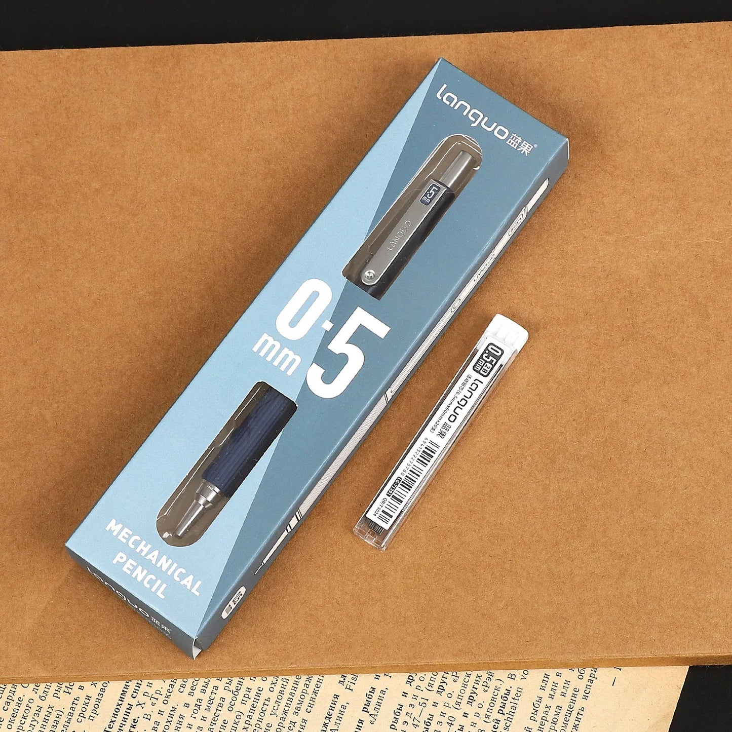 JIANWU Low Center of Gravity Metal Drawing Mechanical Pencil Material Collage Pencil CreativeJournal Student Supplies Stationery
