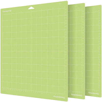 1/3pcs Mixed Color Engraving Machine Base Plate Cutting Mat for Cricut/cameo 4 with Adhesive Pvc Cutting Mats 33x35cm