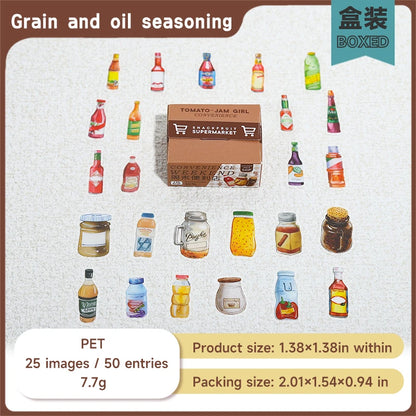 JIANQI 50 pcs Kawaii Cartoon small Stickers Cute Mini Decorative Scrapbooking accessories Adhesive Diy junk journal supplies