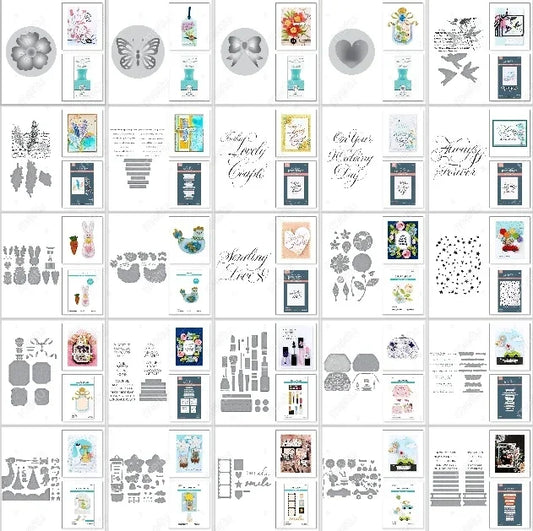 Flawless Sentiments 2025 New Metal Cutting Dies For Diy Scrapbooking Crafts Maker Photo Album Template Handmade Decoration
