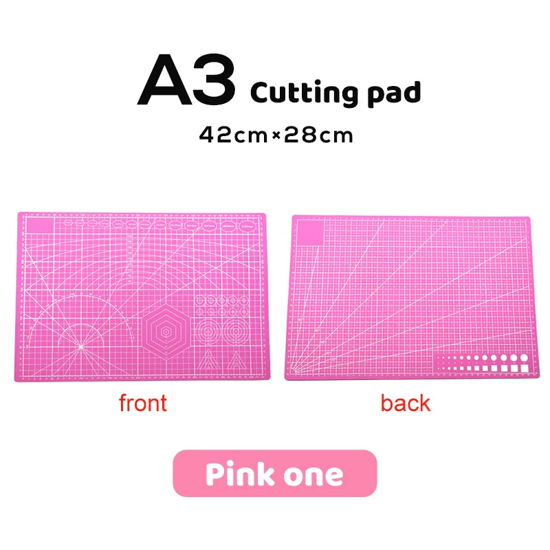 A4 Multifunctional Handicraft Art Engraving Board Cutting Mat DIY Paper Carving Pad High Elasticity Toughness Durable
