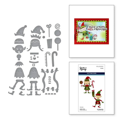 Christmas 2026 New Automobile Barn Star Wreath Dies For Diy Scrapbooking Crafts Maker Photo Album Template Handmade Decoration