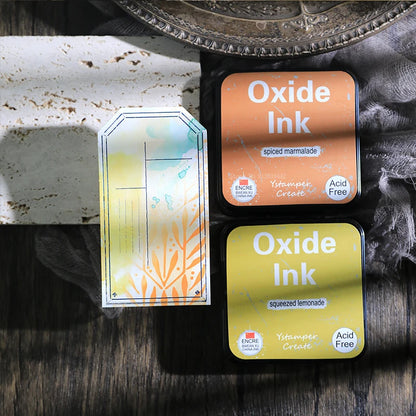 Oxidized Water-based Ink Pad Smearing Art Magazine Manual Ledger Seal DIY Envelope/Birthday Greeting Card Decorative Pigment