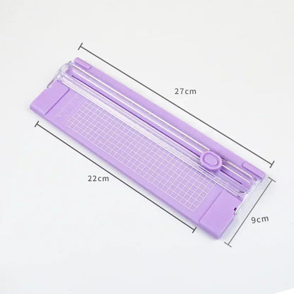 Plastic Base Paper Trimmer Portable A4 Paper Cutting Machine Photo Cutter Scrapbook Blade Home Office Art Crafts Tools