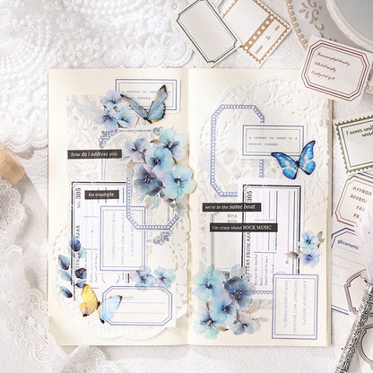 JIANQI 30 pcs INS Removable border memo pad Planner Decorative material paper Stationery Craft Supplies
