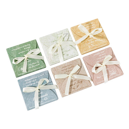 JIANQI 30pcs/lot Memo Pads Material Paper Solid Color Round Junk Journal Scrapbooking Cards Retro Background Decoration Paper
